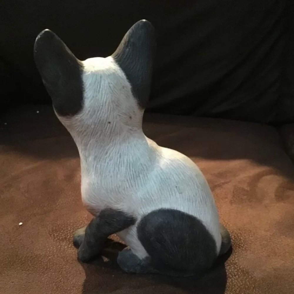 Big Siamese Blue Eyes “RMB” Homemade Figurine - Picture 5 of 6
